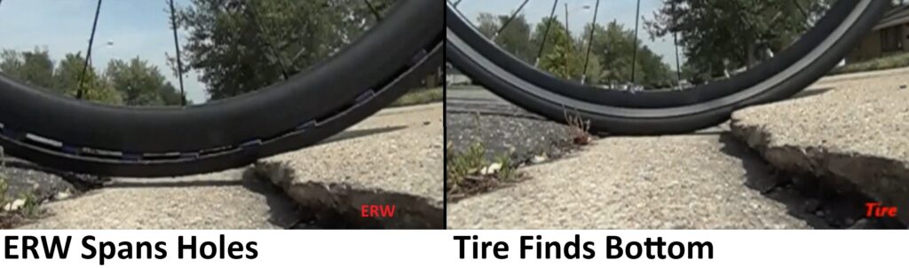 ERW Spans Holes&nbsp; &nbsp; &nbsp; &nbsp; &nbsp; Tire Finds Bottom