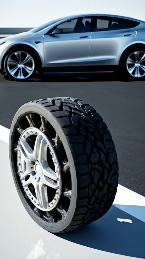 Airless tire ERW for AV's